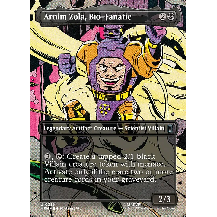 Arnim Zola, Bio-Fanatic (Borderless) | Español | NM | MSH 1