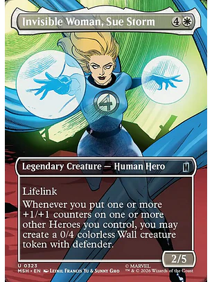 Invisible Woman, Sue Storm (Borderless) | Español | NM | MSH