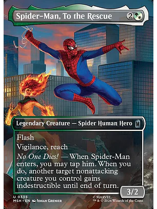 Spider-Man, To the Rescue (Borderless) | Español | NM | MSH