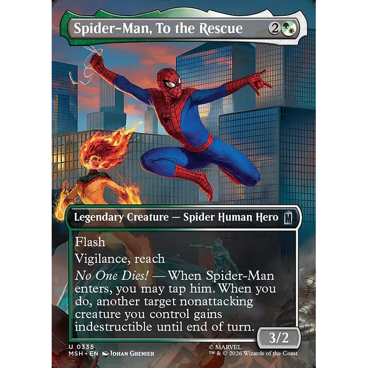 Spider-Man, To the Rescue (Borderless) | Español | NM | MSH 1