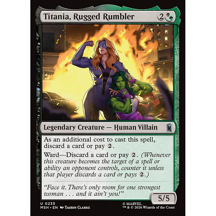 Titania, Rugged Rumbler | Español | NM | MSH 1
