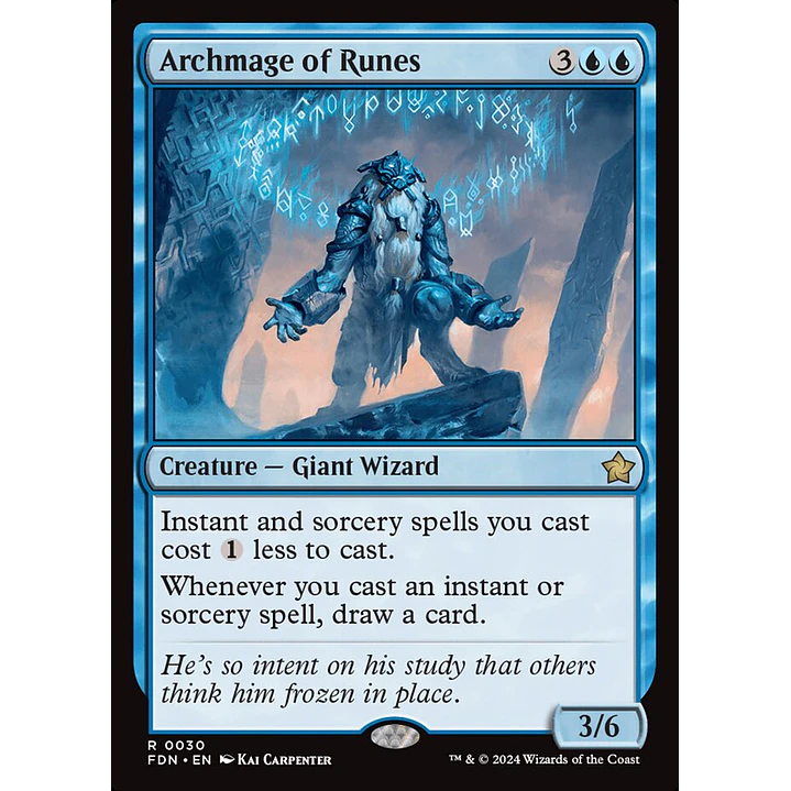 Archmage of Runes | Inglés | NM | FDN 1