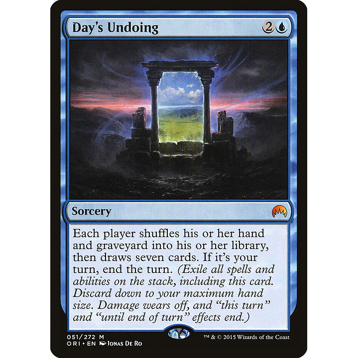 Day's Undoing | Inglés | NM | ORI 1