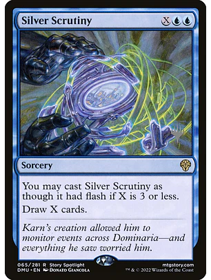 Silver Scrutiny (foil) | Español | NM | PDMU
