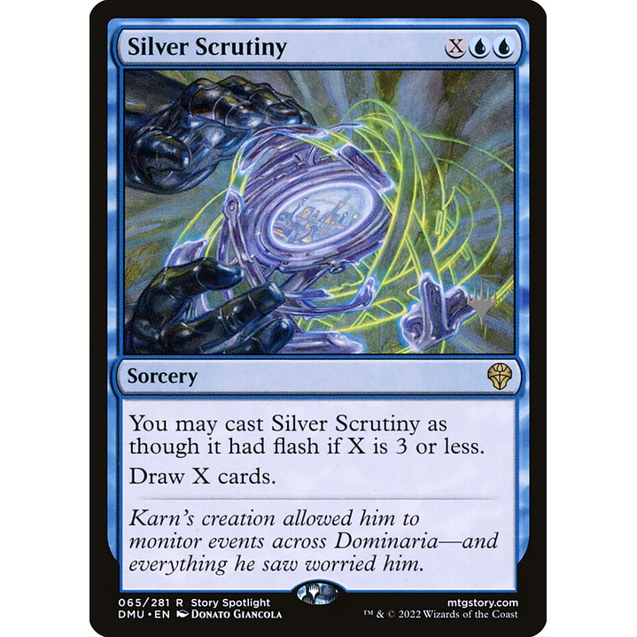Silver Scrutiny (foil) | Español | NM | PDMU 1