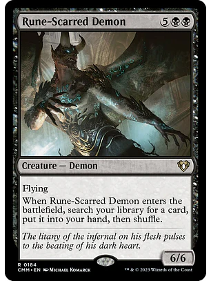 Rune-Scarred Demon | Inglés | NM | CMM
