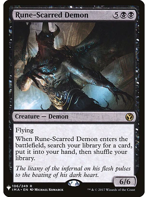 Rune-Scarred Demon | Inglés | NM | PLST