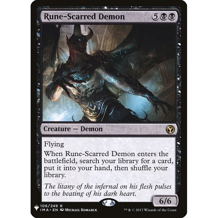 Rune-Scarred Demon | Inglés | NM | PLST 1