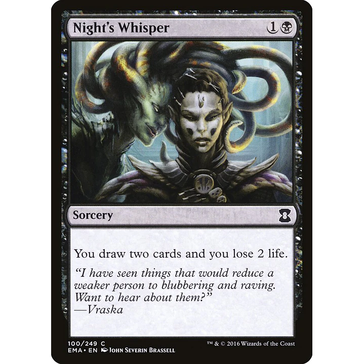 Night's Whisper | Inglés | NM | EMA 1