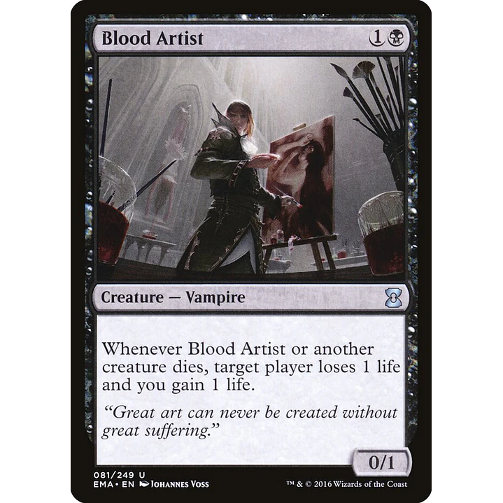 Blood Artist | Inglés | NM | EMA 1