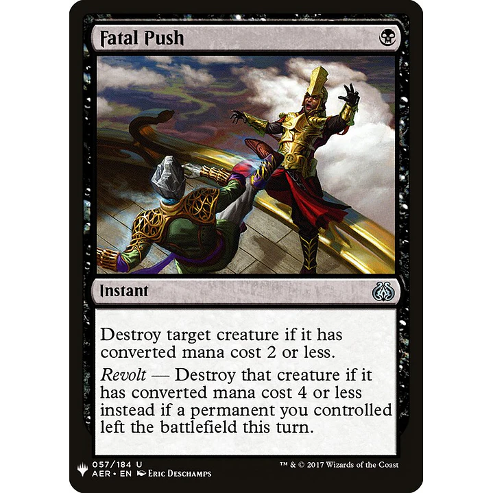 Fatal Push | Inglés | NM | PLST 1