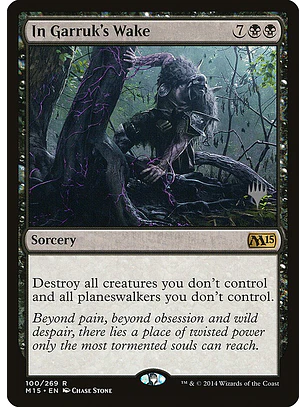 In Garruk's Wake (foil) | Español | NM | PM15
