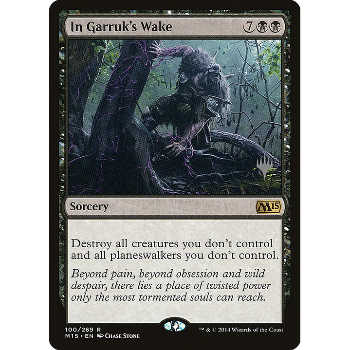 In Garruk's Wake (foil) | Español | NM | PM15 1
