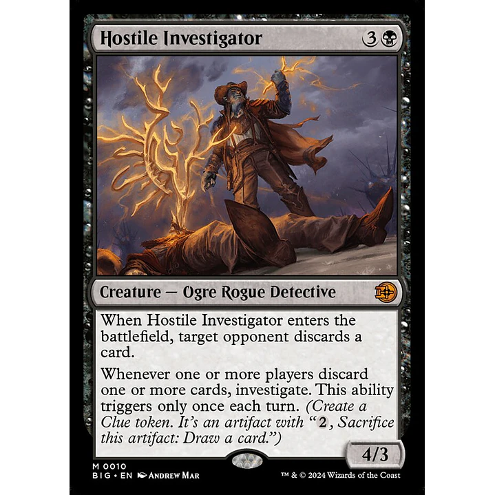 Hostile Investigator | Inglés | NM | BIG 1