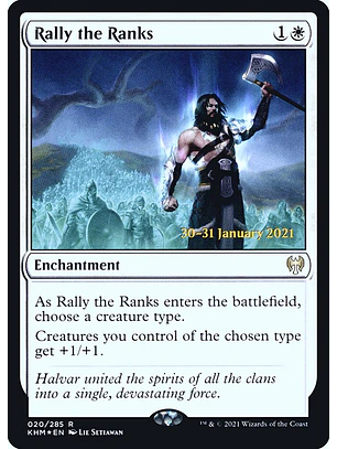 Rally the Ranks (Launch foil) | Español | NM | PKHM