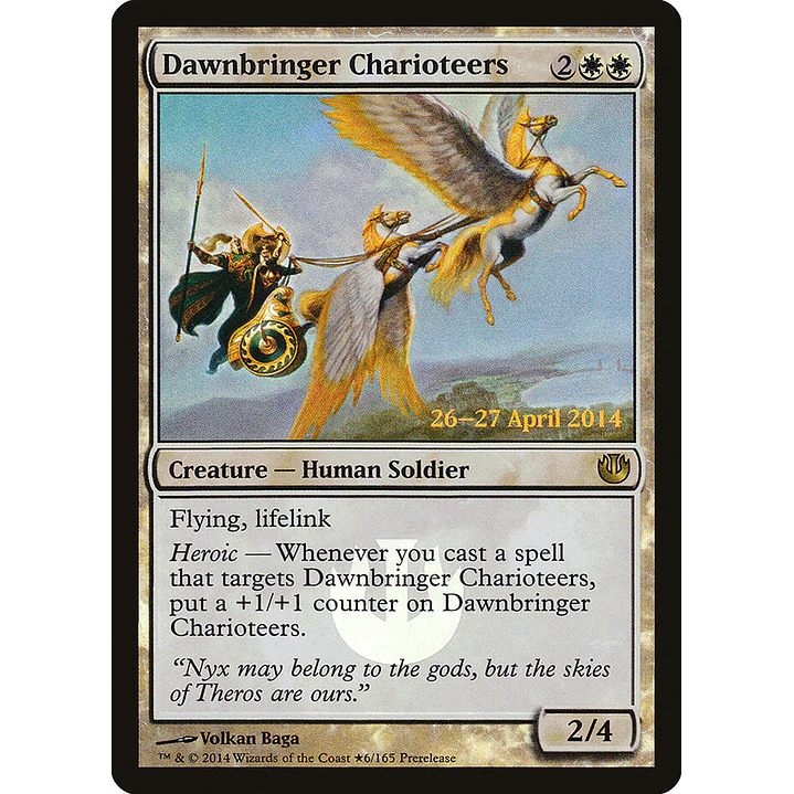 Dawnbringer Charioteers (Launch foil) | Español | NM | PJOU 1