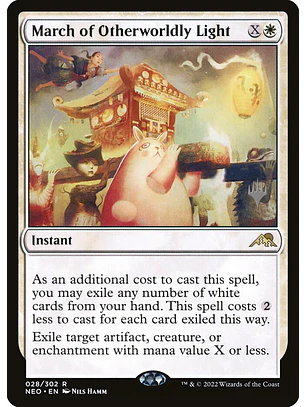 March of Otherworldly Light (foil) | Español | NM | PNEO