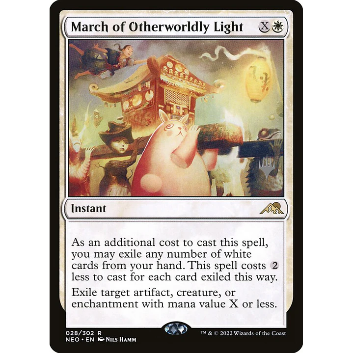 March of Otherworldly Light (foil) | Español | NM | PNEO 1