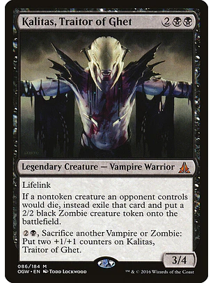 Kalitas, Traitor of Ghet | Inglés | NM | OGW