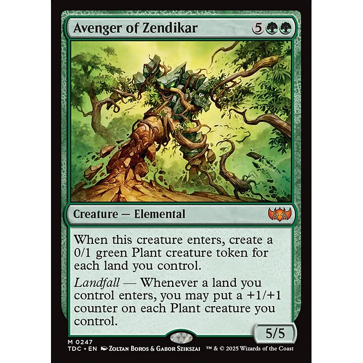 Avenger of Zendikar | Inglés | NM | TDC 1