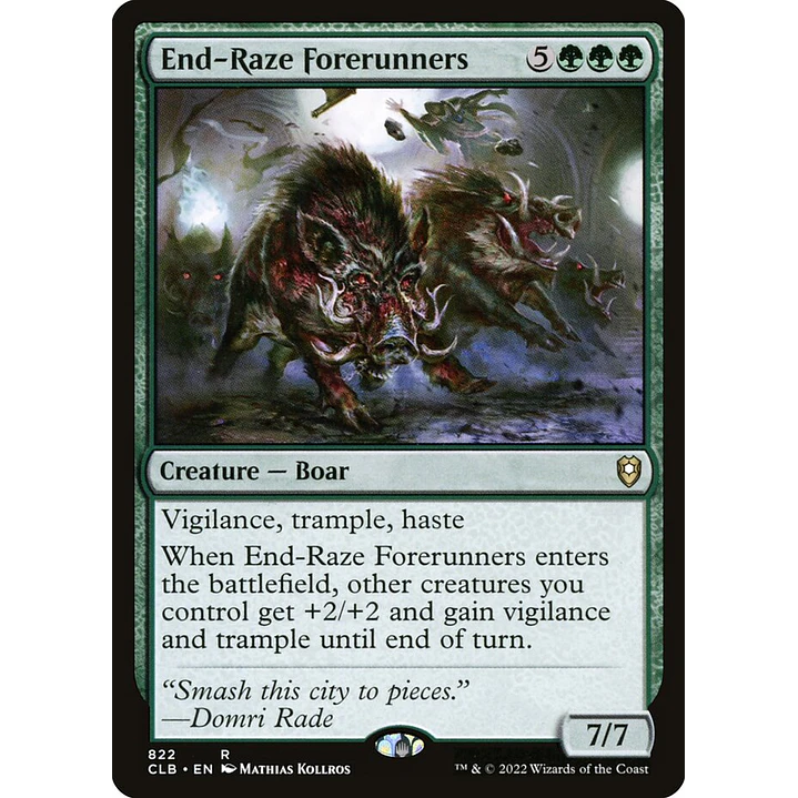 End-Raze Forerunners | Español | NM | CLB 1