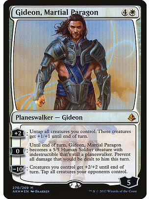 Gideon, Martial Paragon (foil) | Español | NM | AKH