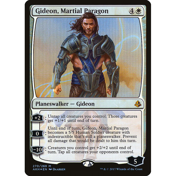 Gideon, Martial Paragon (foil) | Español | NM | AKH 1