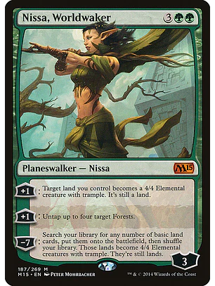 Nissa, Worldwaker | Español | NM | M15