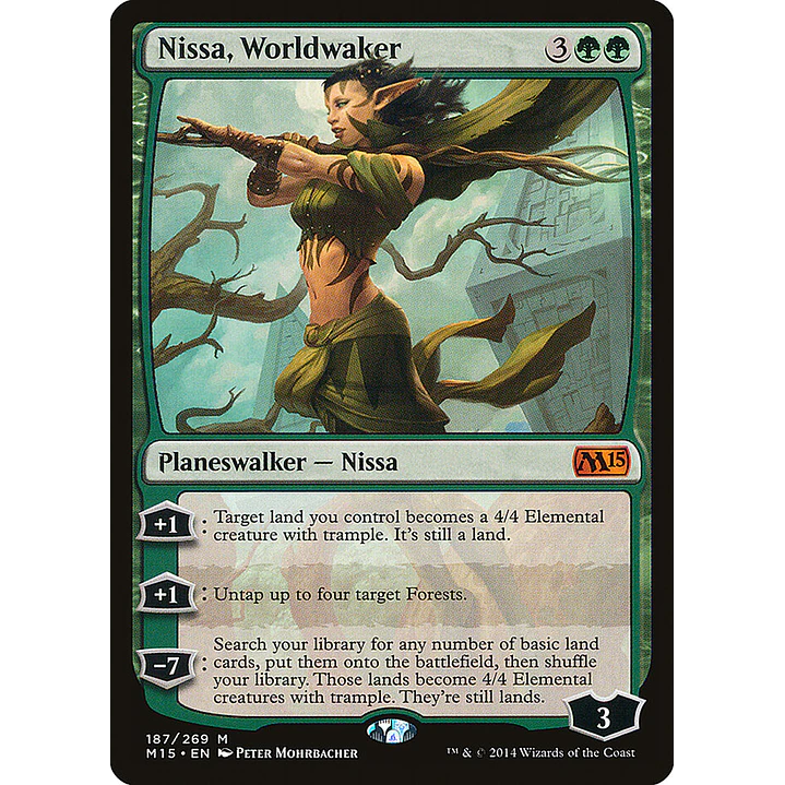 Nissa, Worldwaker | Español | NM | M15 1