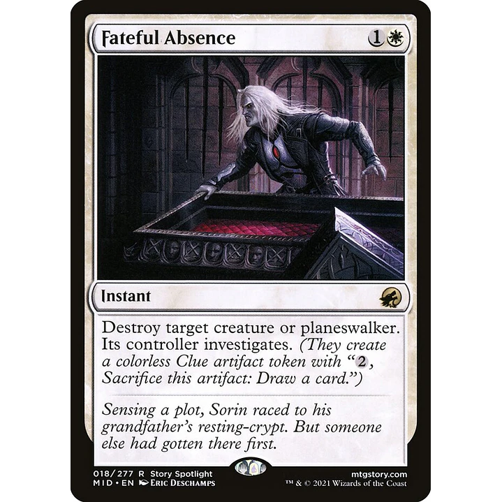 Fateful Absence | Español | NM | MID 1