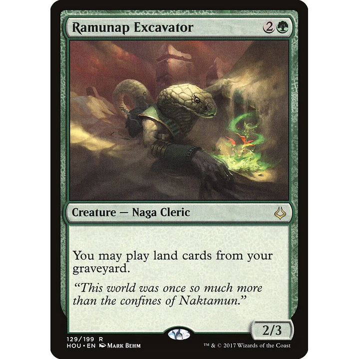 Ramunap Excavator | Español | NM | HOU 1