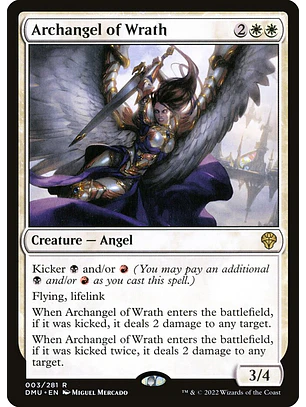 Archangel of Wrath | Español | NM | DMU