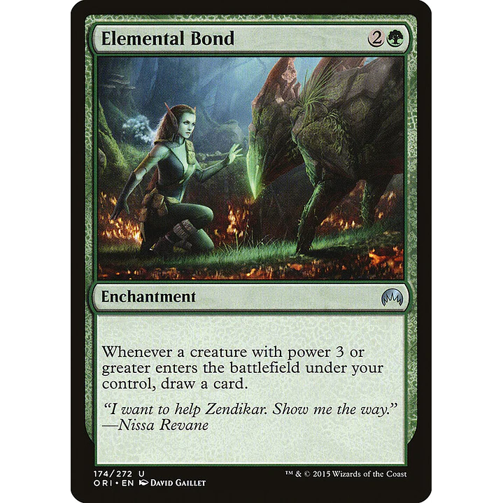 Elemental Bond | Español | NM | ORI 1
