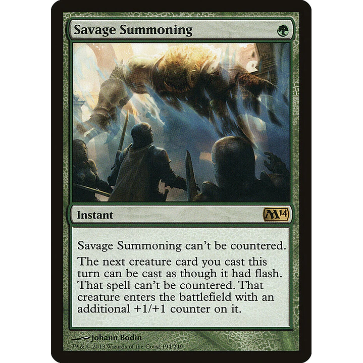 Savage Summoning | Inglés | NM | M14 1
