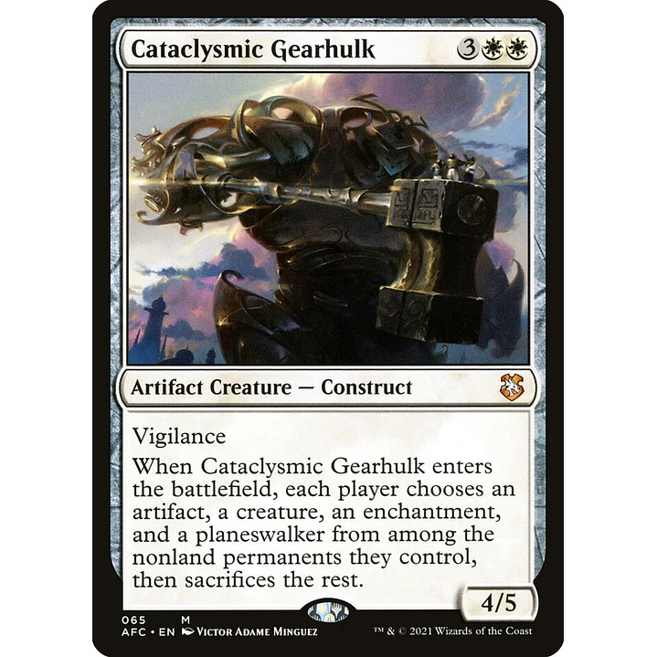 Cataclysmic Gearhulk | Español | NM | AFC 1