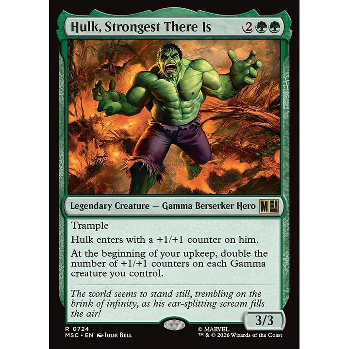 Hulk, Strongest There Is | Inglés | NM | MSC 1