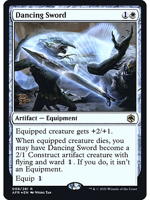Dancing Sword (Launch foil) | Español | NM | PAFR