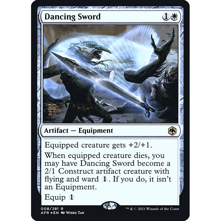 Dancing Sword (Launch foil) | Español | NM | PAFR 1