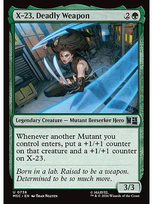 X-23, Deadly Weapon | Inglés | NM | MSC