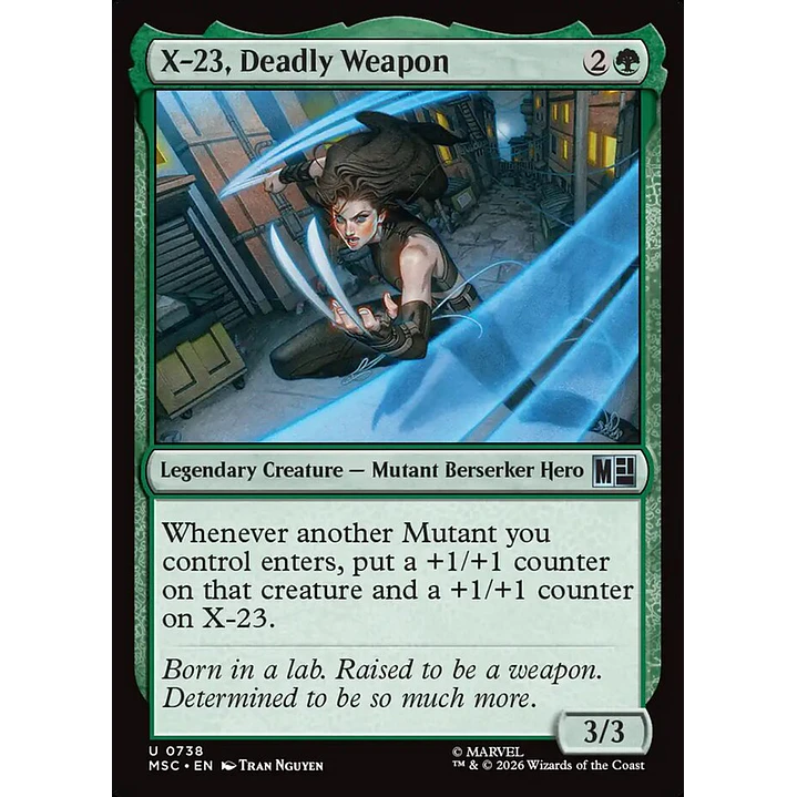 X-23, Deadly Weapon | Inglés | NM | MSC 1