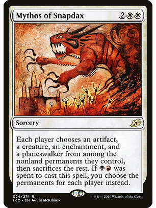 Mythos of Snapdax (foil) | Español | NM | IKO