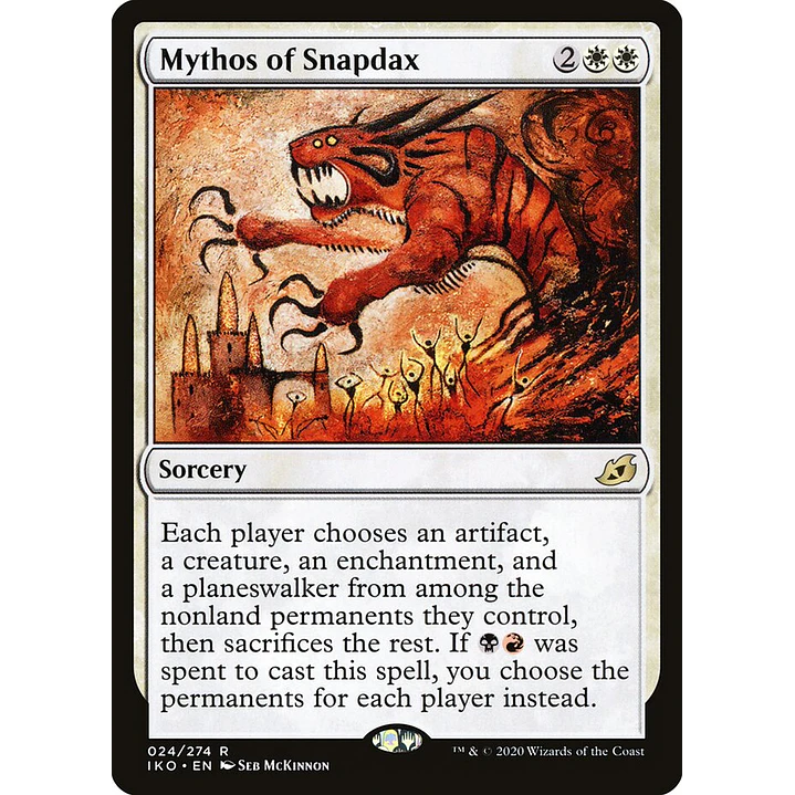 Mythos of Snapdax (foil) | Español | NM | IKO 1