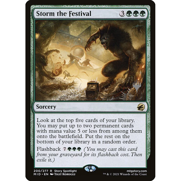 Storm the Festival | Inglés | NM | PMID 1