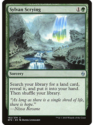 Sylvan Scrying | Inglés | NM | BFZ