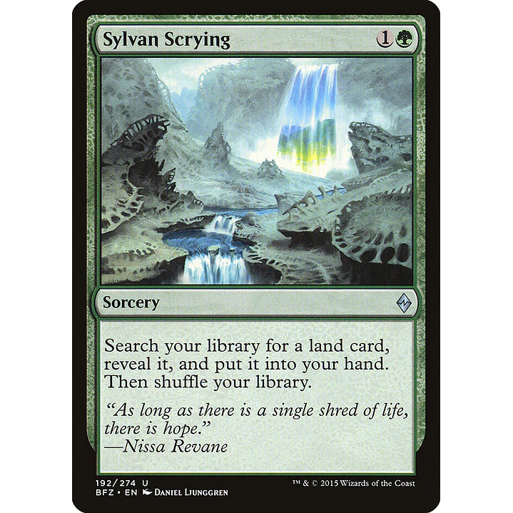 Sylvan Scrying | Inglés | NM | BFZ 1