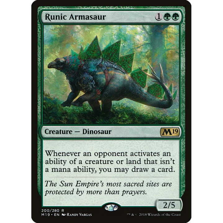 Runic Armasaur | Inglés | NM | M19 1