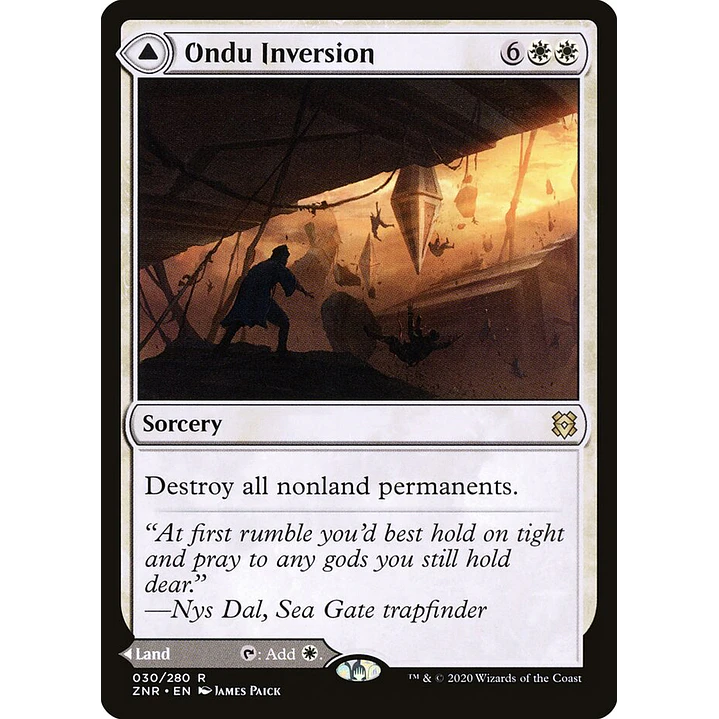 Ondu Inversion // Ondu Skyruins | Inglés | NM | ZNR 1