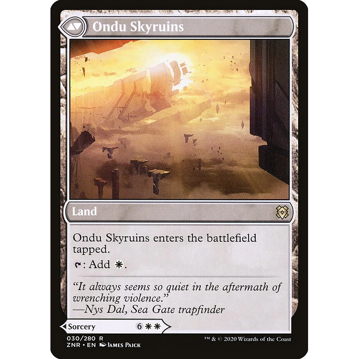 Ondu Inversion // Ondu Skyruins | Inglés | NM | ZNR 2