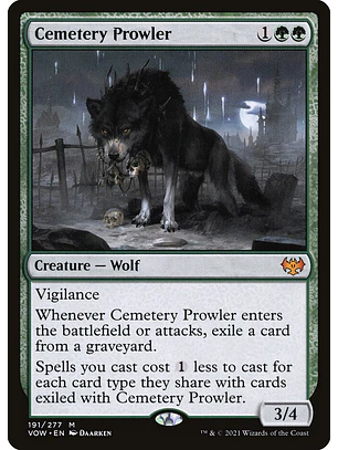 Cemetery Prowler | Inglés | NM | VOW