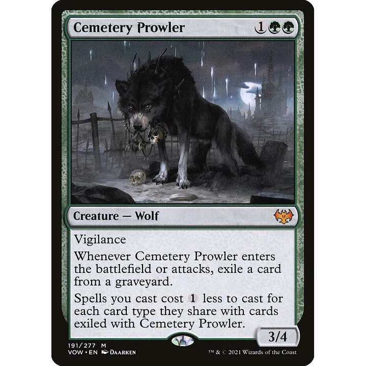 Cemetery Prowler | Inglés | NM | VOW 1